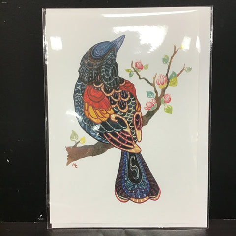 Marika Chew "Red-winged Blackbird" Greeting Card