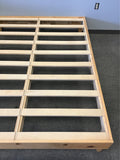 Modern Solid Pine Queen Platform Bed
