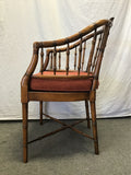 Vintage Regency Hekman Faux-Bamboo Accent Chair
