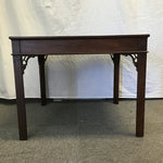 Vintage Square Mahogany Veneer End Table