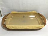 2002 Longaberger Woven Solid Maple Tray Basket