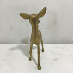 Set of 3 Vintage MCM Solid Brass Deer