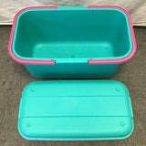 Vintage 1990's Eagle "Craftstor" Teal Sewing Tote
