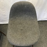 Pair of MCM Target Brown Metal & Grey Uphosltered Counter Stools