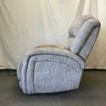 Contemporary Grey Upholstered Electric Recliner