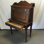 Vintage Solid Oak 1-Drawer Secretary Desk