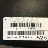 Modern Ethan Allen BLack-Painted Spindle-Back Accent Chair