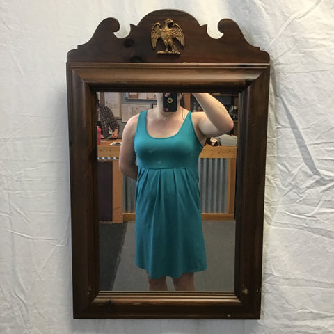 Vintage Farmhouse Ethan Allen Solid Pine Mirror