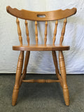 Vintage Craftsman Solid Cherry Kneehole Desk & Chair Set