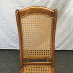 Vintage Solid Maple & Resin Caned Rocking Chair