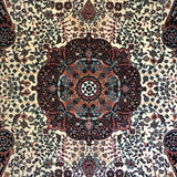 Vintage Zaferan Floral 6x8 Area Rug