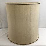 Vintage Stiffel 17" Off-White Cylinder Lamp Shade