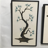 7pc East Asian Wall-Hanging Art Set