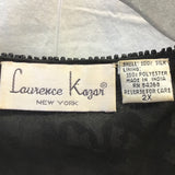 Vintage Laurence Kazar Black Beaded Silk Top