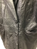 Vintage Chadwick's Black Leather Coat