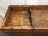 Vintage Rustic Solid Pine 3-Drawer Dry Sink