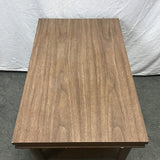Vintage MCM Formica & Solid Oak 2-Tier End Table