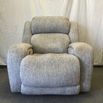 Contemporary Zane Grey Upholstered Electric Recliner