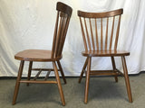 5pc Modern Farmhouse Solid Tropical Wood Dining Set