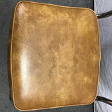 Vintage MCM Caned Cantilever Accent Chair