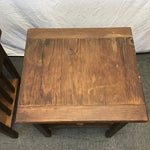 Pair of Vintage Mission Solid Pine 2-Tier Night Stands