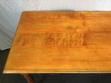 Vintage Solid Cherry 3-Drawer Library Table