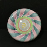 Single Retired Mackenzie-Childs "Cayuga" Ceramic Cabinet Knob
