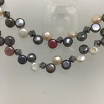 Lia Sophia "Caspian Sea" Pearl Double Strand Necklace