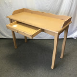 Vintage Tan-Painted 1-Drawer Writing Desk
