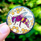 Rachel Feirman Wasp Button Pin