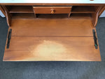 Vintage Continental Furn. Solid Maple 4-Drawer Chest of Drawers & Secretary Desk