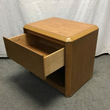 Vintage Thomasville Oak Veneer 2-Tier Night Stand