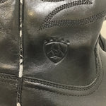 Ariat "Heritage" Black Leather Western Boot