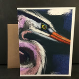 Cruz Illustrations "Blue Heron" Greeting Card