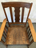 Antique Craftsman Solid Maple Rocking Chair