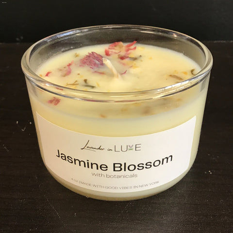 Lavender in Luxe 4oz "Jasmine Blossom" Botanical Candle