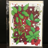 Rachel Feirman "Winter Berries" Greeting Card
