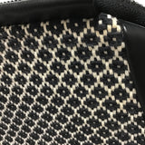 Torboon Black/Blue Cotton & Black Leather Crossbody/Shoulder Bag