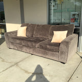 Modern Minhas Furn. "Delano" Grey 3-Cushion Sofa