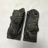 Vintage Pair of Bronze Lion of Lucerne Bookends