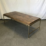 Modern Industrial Pottery Barn "Simien" Coffee Table