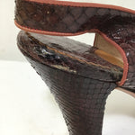 1940's M & K Tokyo Burgundy Alligator Pumps