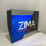 Vintage 1993 Black & Blue Zima Lighted Sign
