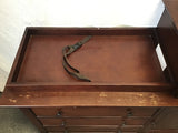 Pottery Barn Kids Espresso Larkin Sleigh Changing Table Dresser