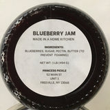 Princess Pickle Locally Grown & Made 1/2 Pint Blueberry Jam