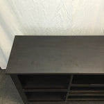 Modern Target Black-Stained Oak Laminate TV Stand