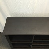 Modern Target Black-Stained Oak Laminate TV Stand
