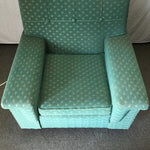 Vintage MCM Nelson & Sons Teal Club Chair