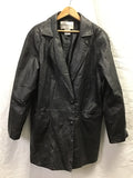 Vintage Chadwick's Black Leather Coat