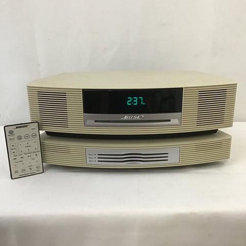 2pc 2006 Bose Off-White "Wave Sound System" & CD Changer